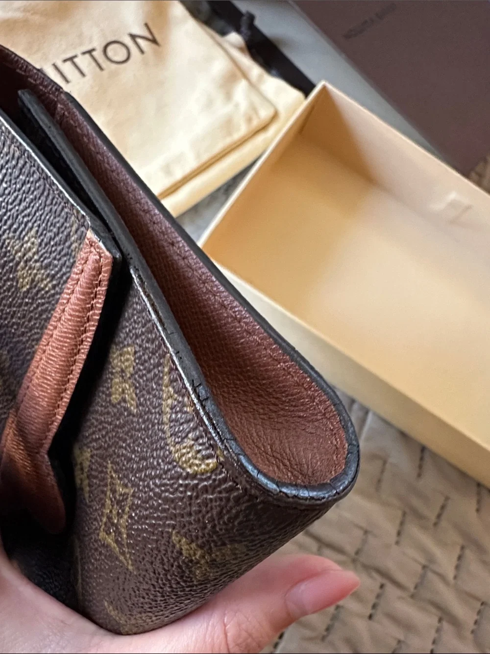 Louis Vuitton Monogram Pochette Arche Clutch Bag